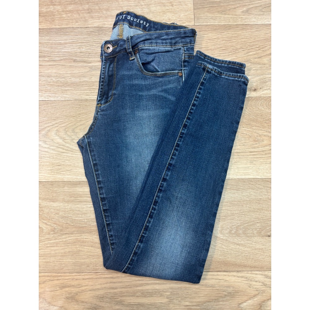 Articles of Society Skinny Jeans Medium Wash Blue Denim Stretch Size 27